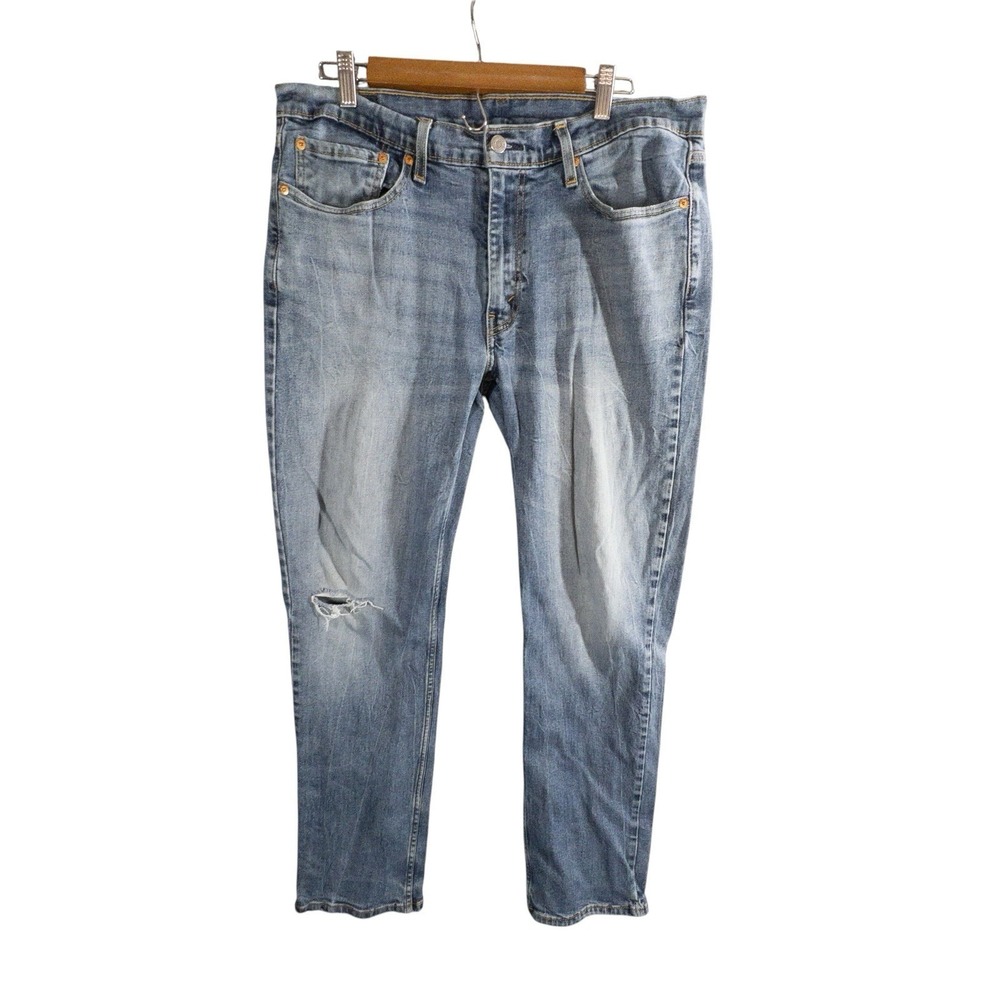 Levis 514 Blue‎ Jeans Mens 36x34  Regular Fit Straight Leg Cotton Denim Levi's